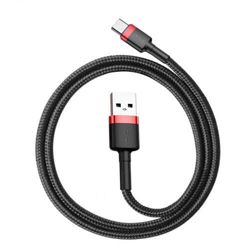 Baseus Cafule USB-C-kabel 3A 0,5 m - Svart Svart