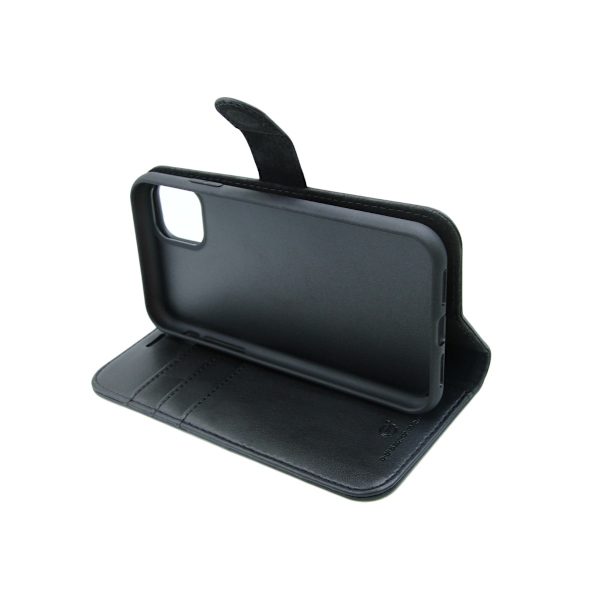 iPhone 11 Pro Max Plånboksfodral med Avtagbart Skal - Svart