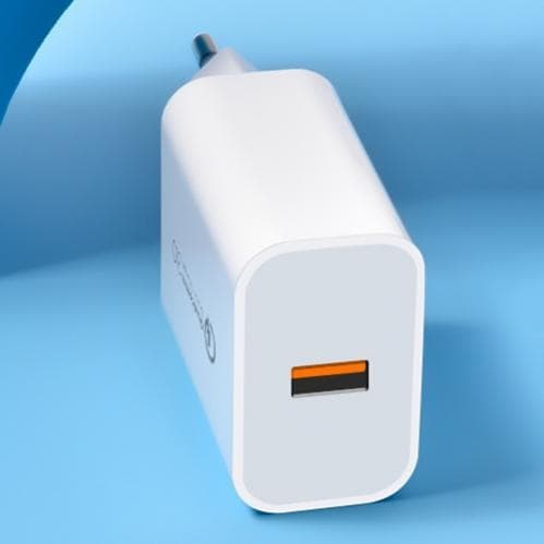 SiGN Väggladdare USB-A QC 3.0 18W 3A - Vit Svart