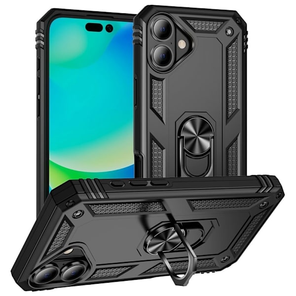 iPhone 17 Case with Ring holder - Black