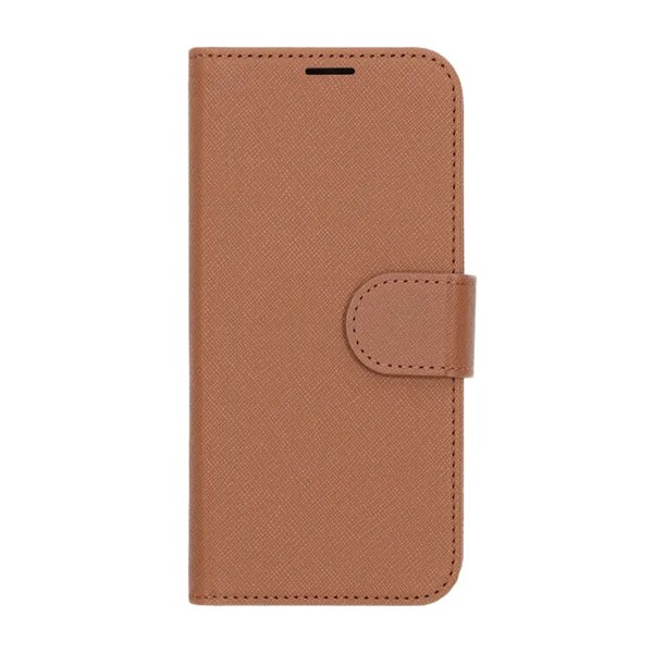 Wallet Case with Stand for iPhone 17 - Brown