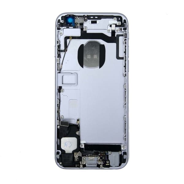 iPhone 6s Komplett Baksida Med Alla Flex Kablar - Svart - Original Svart
