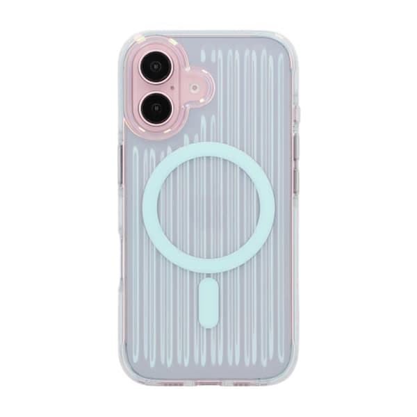 Model reflect color Magnetic Case For iPhone 16 Blue