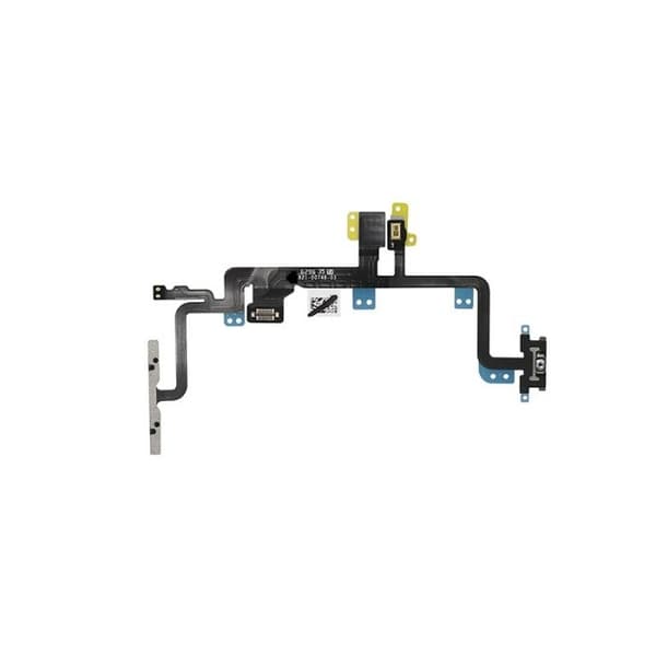 iPhone 7 Plus Power / Volym Flexkabel - Original Svart