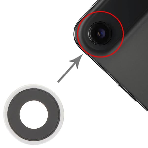 Camera Lens with Frame for iPhone Air - White