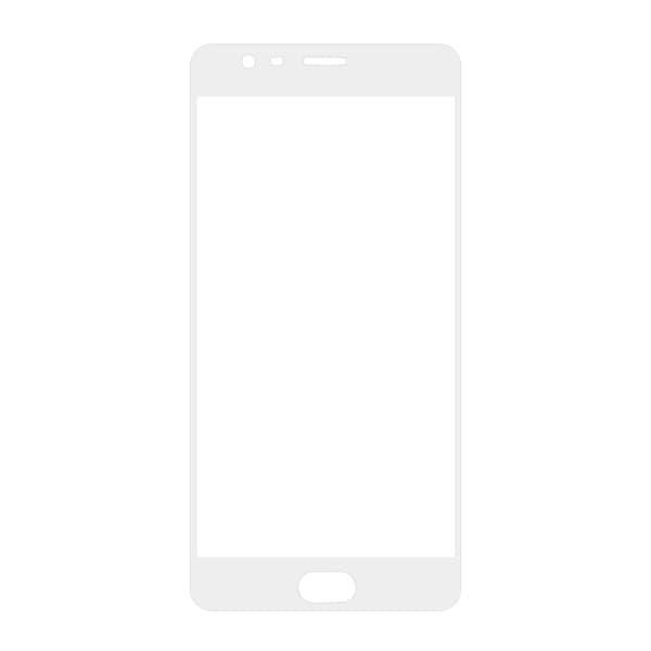 Skärmskydd OnePlus 3/3T - Heltäckande Härdat Glas Vit