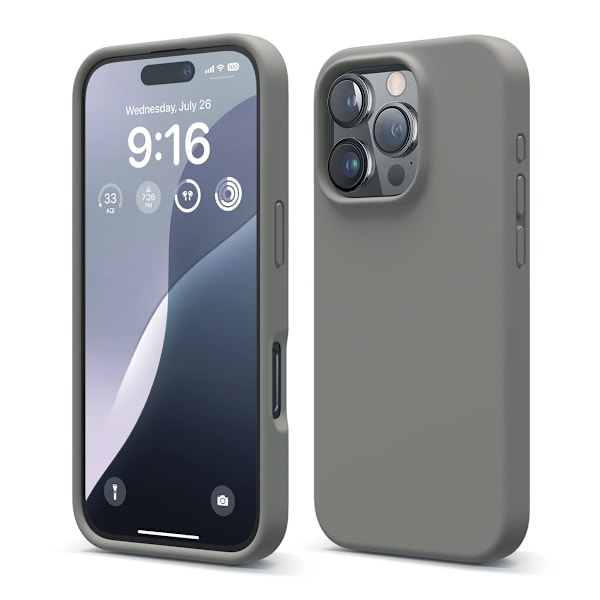 iPhone 16 Pro Silicone Case Rvelon - Grey