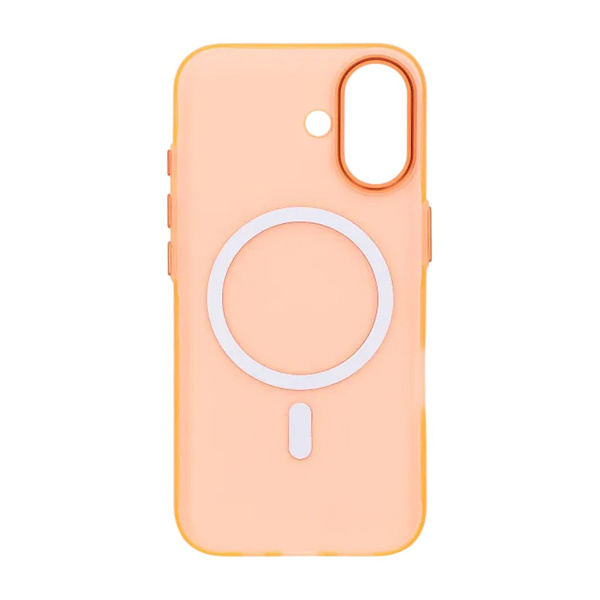 Mobile Case Shockproof with Camera Protection for iPhone 17 - Orange