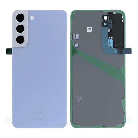 Original Samsung Galaxy S22 Plus Baksida med tejp - Ljus Blå Svart