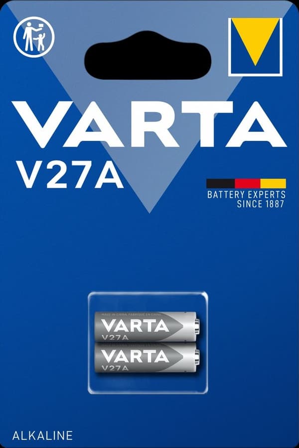 VARTA Alkaline Special Battery V27A / LR27, 12V, 2-pack