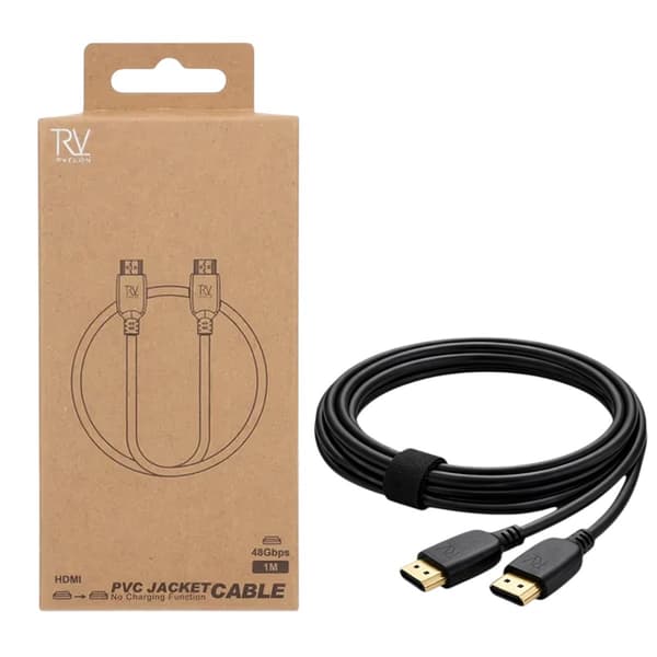 Rvelon HDMI 2.1 Cable AM ​​to AM (30AWG) -1 meter