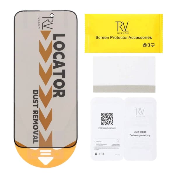 Screen Protector for iPhone 15 Pro Max-Privacy Full Cover Tempered Glass RV no frame 20 pcs bulk