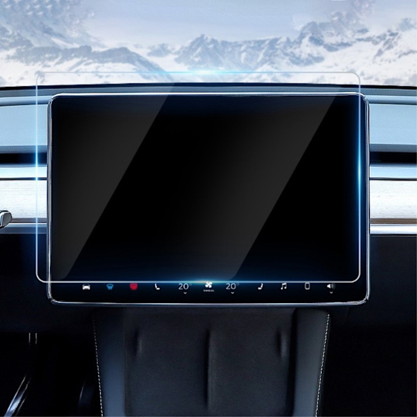 Dashboard Navigation Screen Protector Tempered Glas for Tesla Model 3/Y