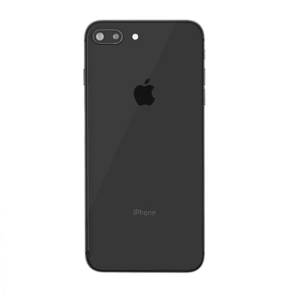 iPhone 8 Plus Komplett Baksida Med Alla Flex Kablar Original - Svart Svart