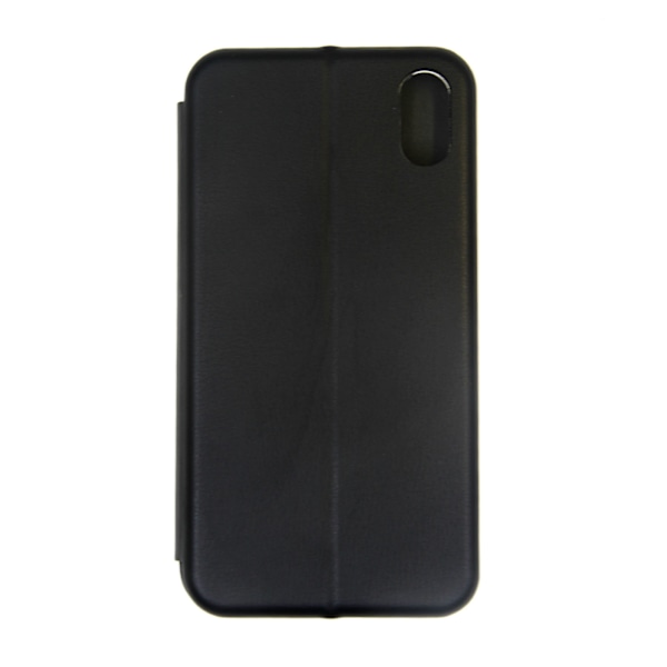 Flip Stand PU Leather Case For iPhone XS Max Black