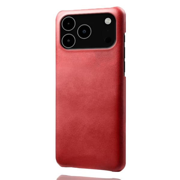 Case in PU Leather iPhone 18 Pro Max, iPhone 17 Pro Max - Red