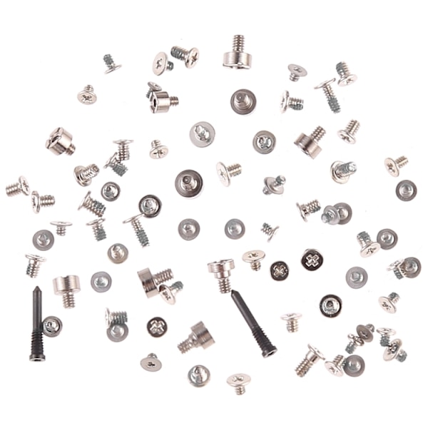 iPhone XR Complete Screw Set - Silver