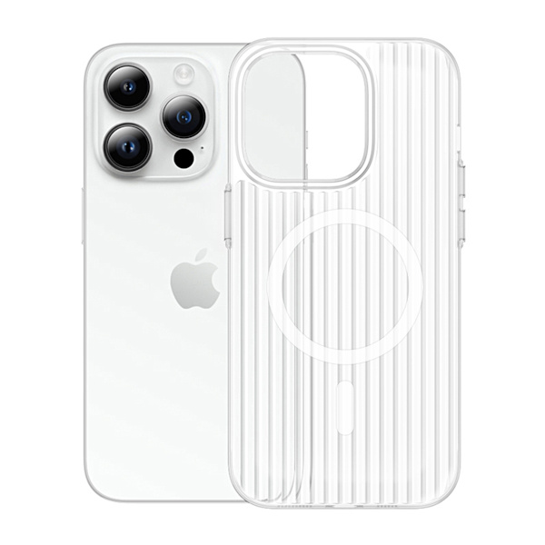 iPhone 13 Pro Mobilskal Korrugerad - Transparent