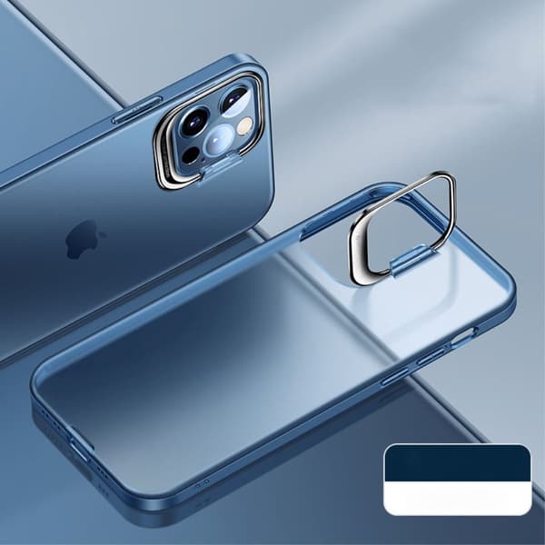 Matte iPhone 12 Pro Max case - Blue