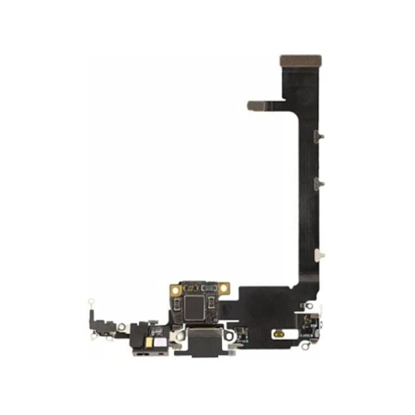 Original iPhone 11 Pro Max Laddkontakt - Grå