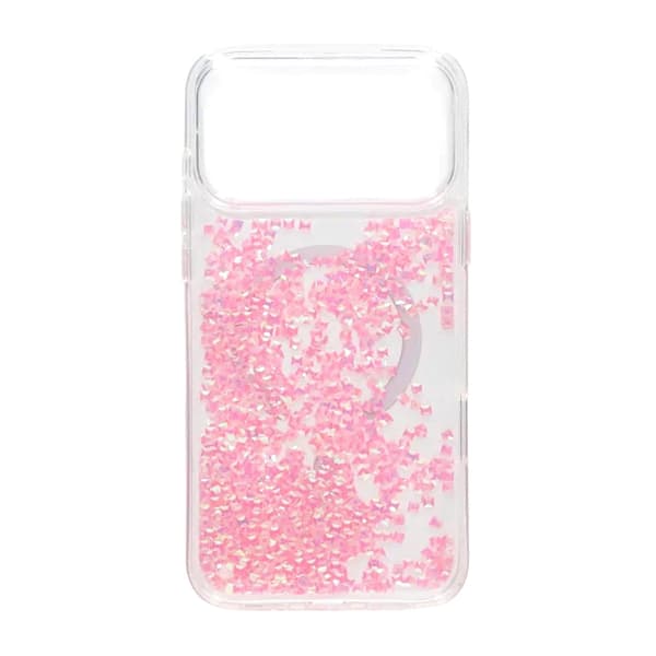 Glittrigt Mobilskal med Paljetter för iPhone 17 Pro - Rosa