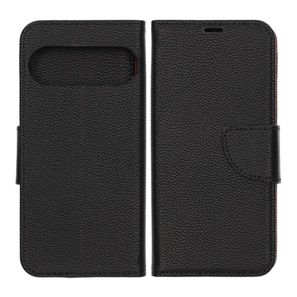 Plånboksfodral med Stativ för Google Pixel 10 Pro XL - Svart/Brun