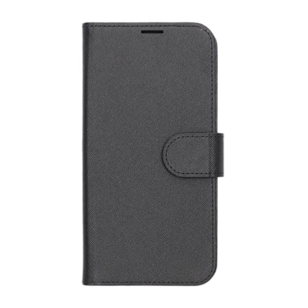 iPhone 16 Pro Wallet Case with Stand - Black