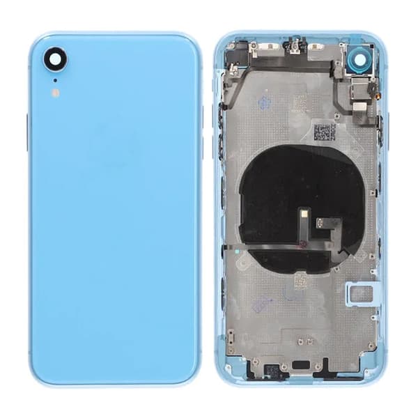 iPhone XR Back Cover with Full Frame Premium - Blue