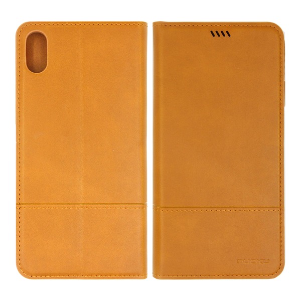 Plånboksfodral med Stativ iPhone XS Max - Brun