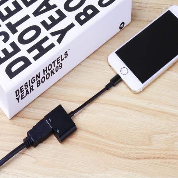 HDMI till Lightning Adapter - Svart Svart