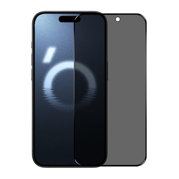 Screen Protector for iPhone 16 Pro Max – Privacy Full Cover Tempered Glass RV Bulk For Frame