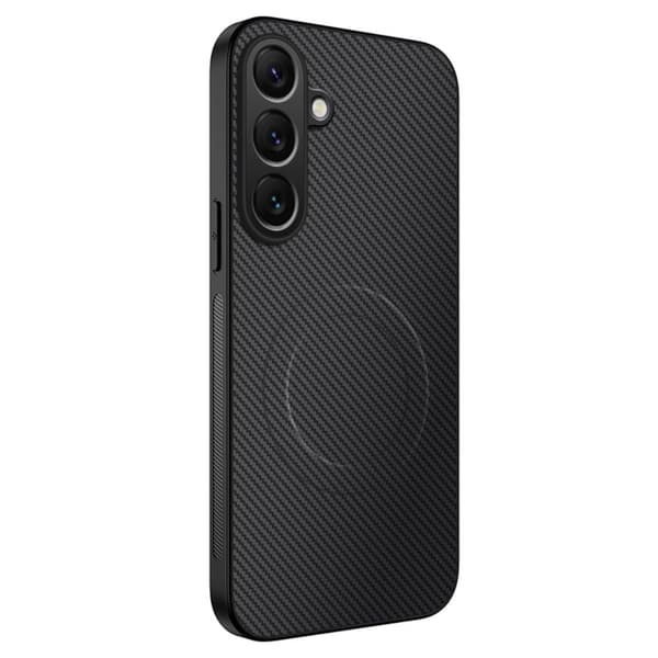 Samsung Galaxy A27 5G MagSafe Compatible Case Carbon Fiber Texture - Black