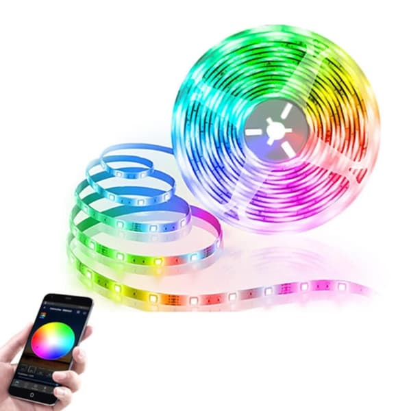 SiGN Smart Home WiFi RGB LED-Slinga - 5m Svart