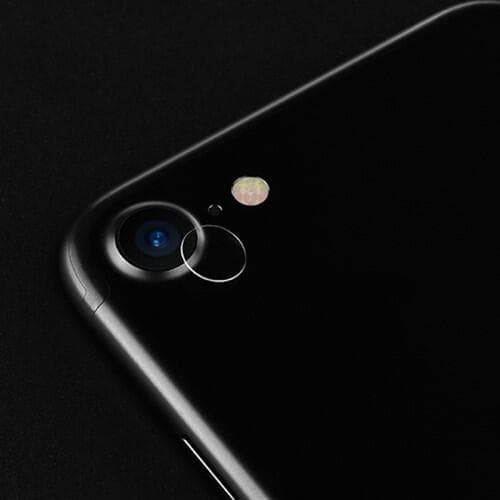 MOCOLO Linsskydd i Härdat Glas för iPhone 7 och iPhone 8, SE 2 Svart