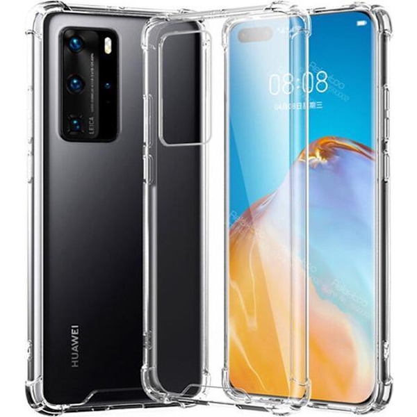 Stöttåligt Mobilskal Huawei P40 Pro Plus - Transparent