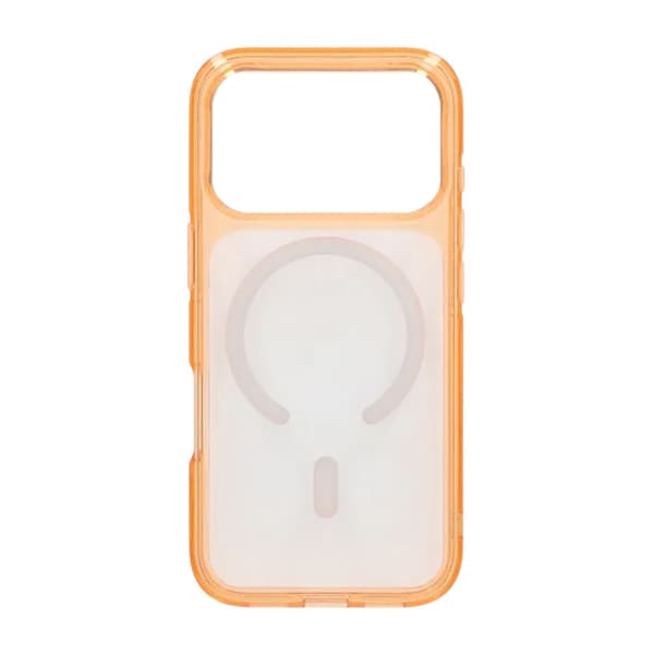 Aurora Magsafe Crystal Clear Case For iPhone 17 Pro Pink