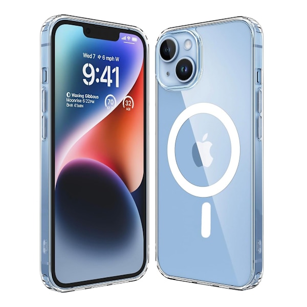 Mobile Case Shockproof with Magsafe for iPhone 13 - Transparent