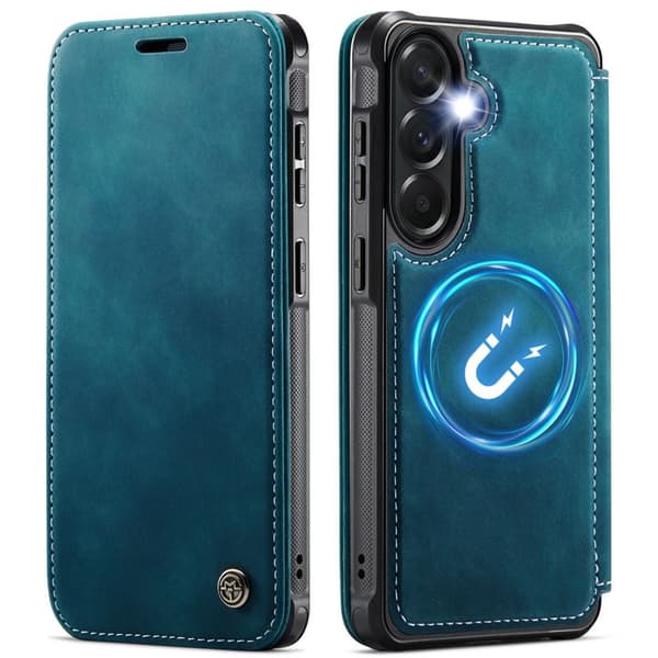 CASEME 053 Samsung Galaxy A17/A16/A26 Wallet Cover MagSafe RFID blocking - Blue
