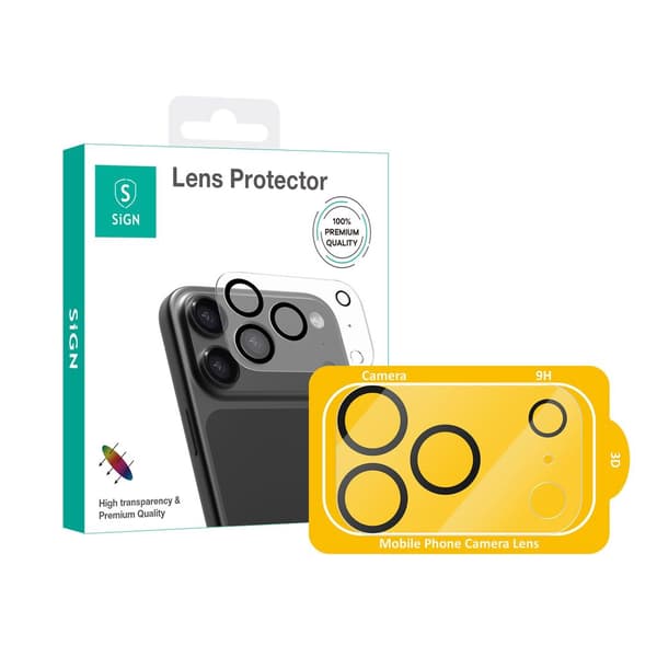 SiGN iPhone 18 Pro Tempered Glass Lens Protector