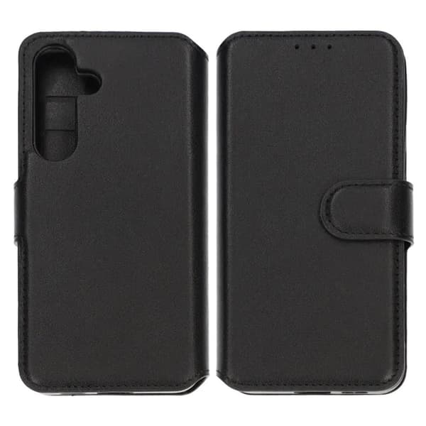 Samsung Galaxy S24 Wallet Case Leather Rvelon - Black