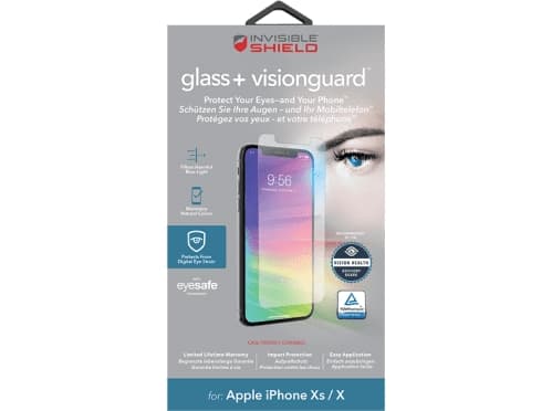 Zagg Invisibleshield Glass Plus VisionGuard för iPhone X/XS Svart