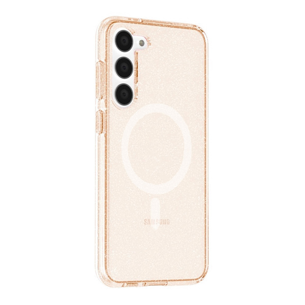 Samsung Galaxy S23 Plus Mobilskal Glitter Magsafe - Guld