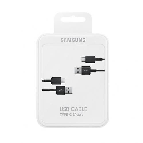Original Samsung USB till USB-C kabel 2st, 1.5m - Svart Svart