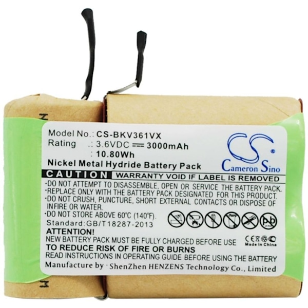 Battery for Black & Decker V3610 etc