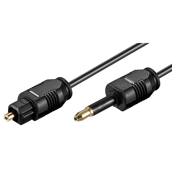 Goobay Digital Fiber Cable Audio, Toslink-MiniPlug, 1m
