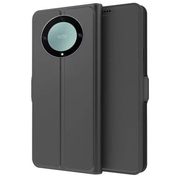 Honor Magic 5 Lite 5G Wrapped Stand Cover - Black