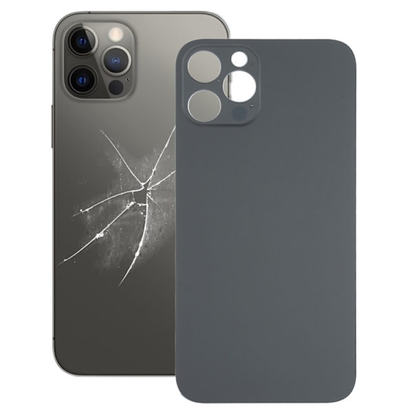 iPhone 12 Pro Back Cover (No Logo) - Black