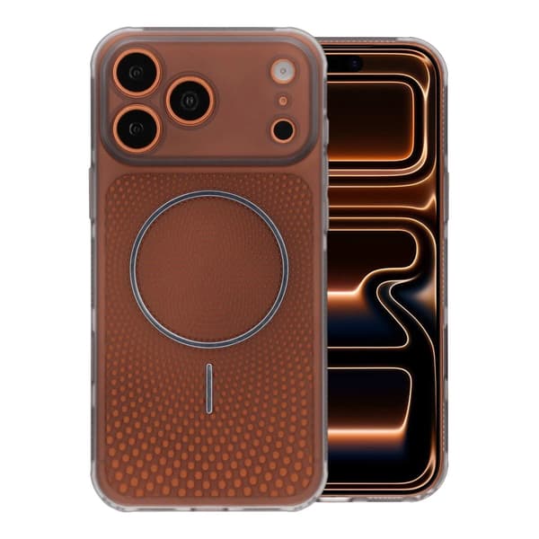 Magnetic Mesh Cooling Phone Case For iPhone 17 Pro/18 Pro Black