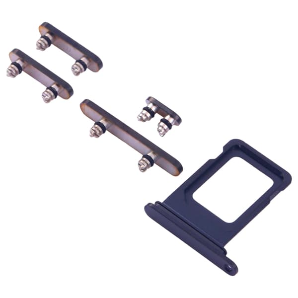Buttons and SIM Card Holder for iPhone 15 Pro and 15 Pro Max - Blue
