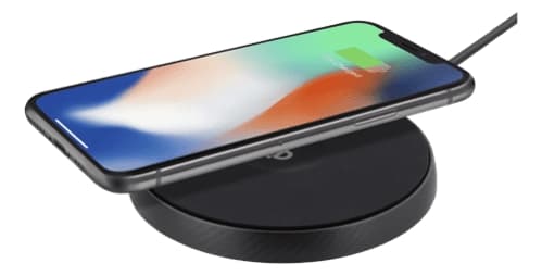 Deltaco Trådlös Snabbladdare för iPhone / Android, 10W - Svart Svart